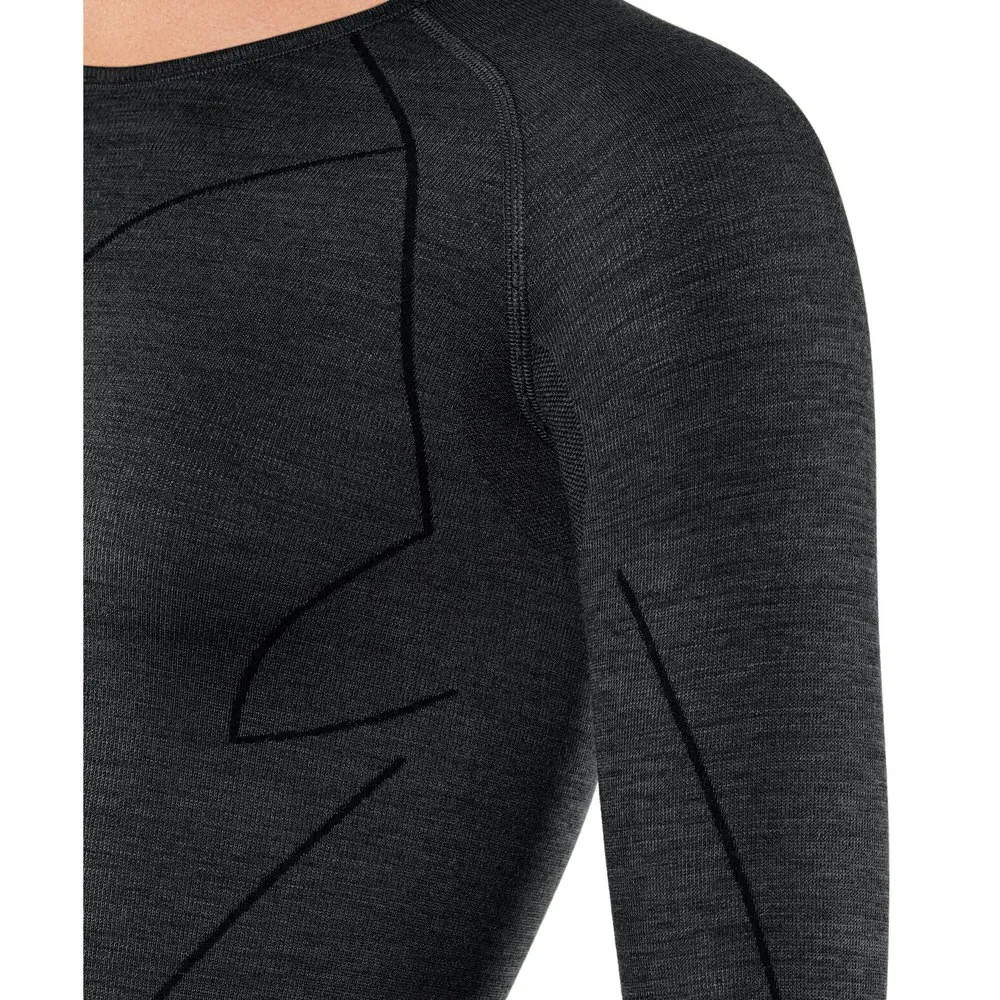 Falke Long Sleeve Wool-Tech T-Shirt - Image 2