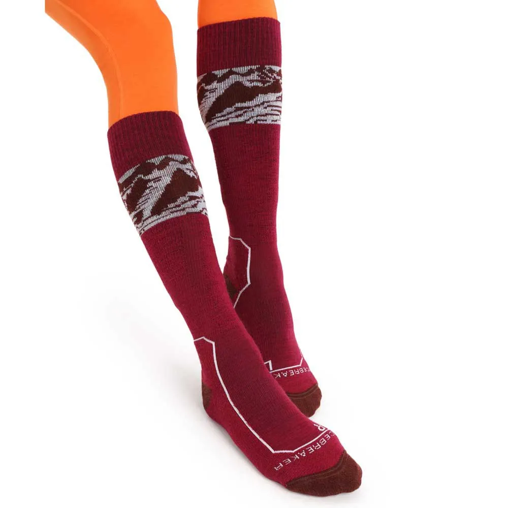 Icebreaker Ski+ Light OTC Alps 3D Socks - Image 2